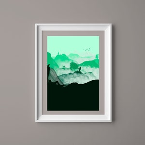 Escaping Death - A5 Digital Print