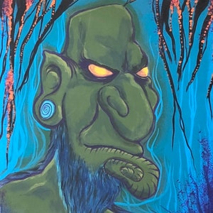 Amoeboid by Blink 2020 SME Acrylic on Stretched  Canvas