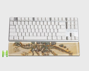 Stegosaurus fossil keyboard Wrist rest