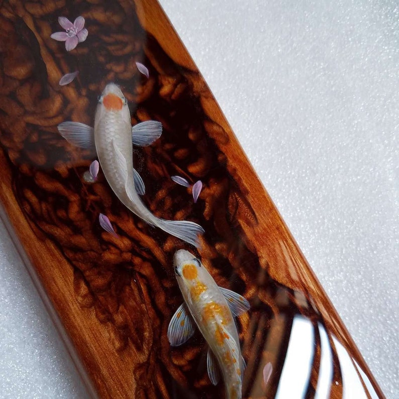 Koi fish painting Wrist rest image 5