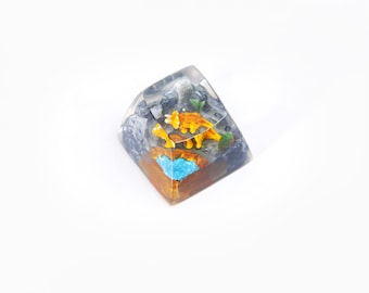 Handmade Resin Dinosaur Artisan Keycap, Cherry MX Compatible