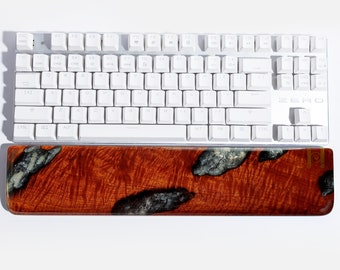 TKL Resin Burl keyboard wrist rest