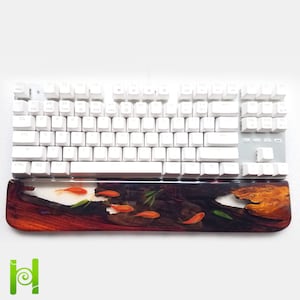 Hand-painted Goldfish Keyboard Wrist Rest