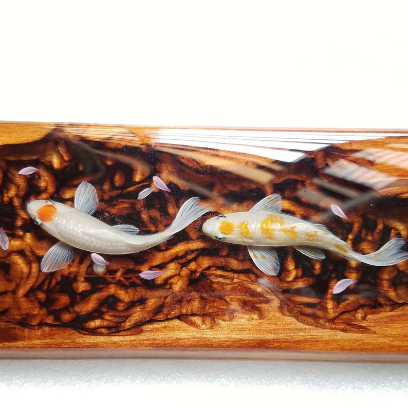 Koi fish painting Wrist rest image 4