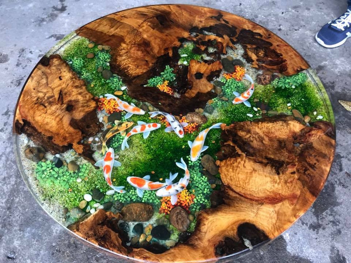 The 7 Best Epoxy Resin Koi Fish Table Top Reviews 6