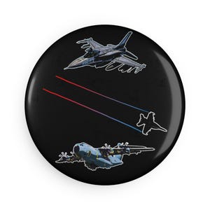Juego de botones magnéticos con temática de aviación, decoración de aviones, regalo para pilotos, recuerdo para amantes de la aviación, coleccionables magnéticos geniales