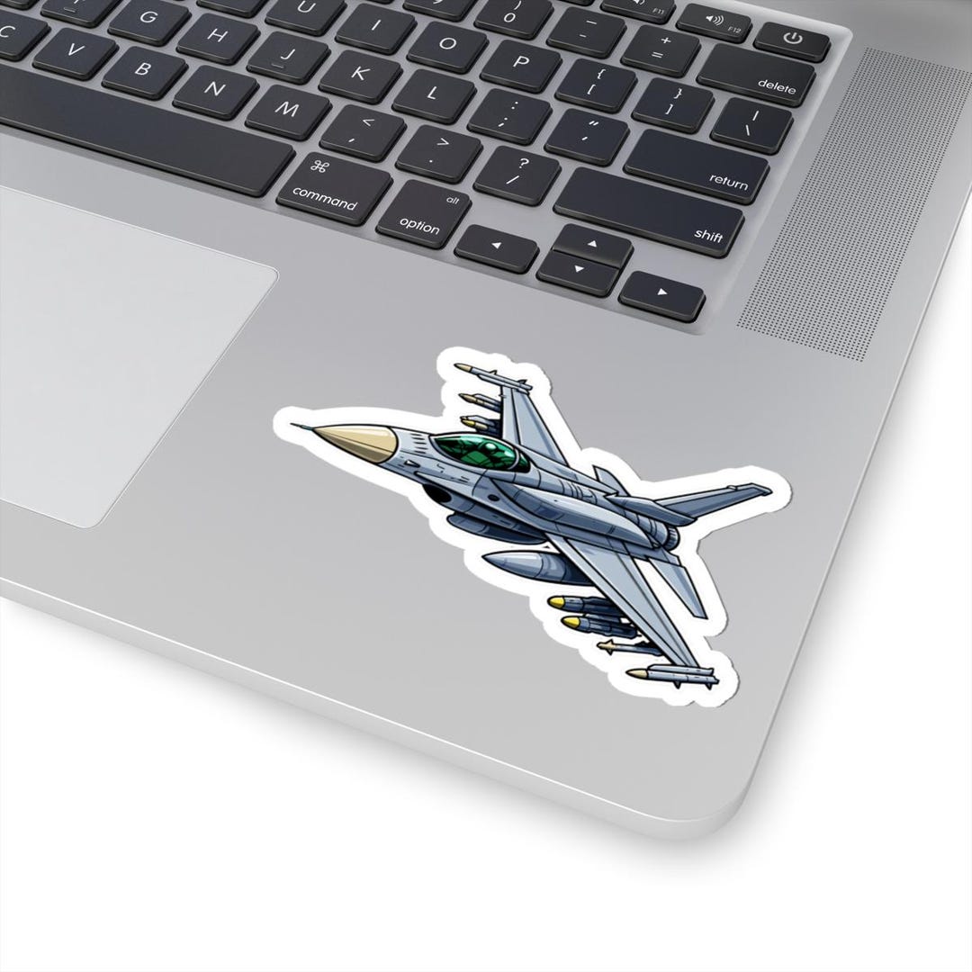 Fighter Jet Sticker | Military Aircraft, Aviation Decal (kiss-cut) - Etsy