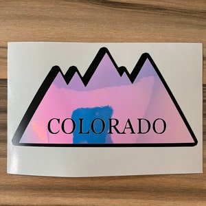 Colorado Mountain Sticker