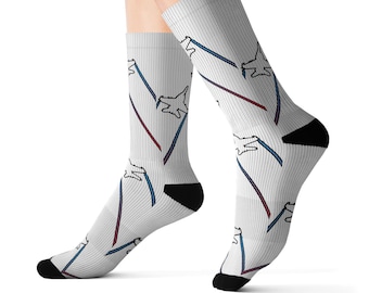Chaussettes pour avions de chasse | Vêtements d'aviation | Avions militaires | Cadeau pilote pour papa | Avions |