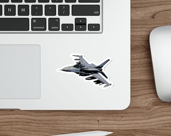 Fighter Jet Die-Cut Stickers