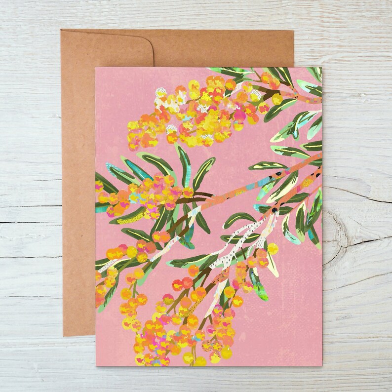 Native Flower A6 Notecard Set of 4