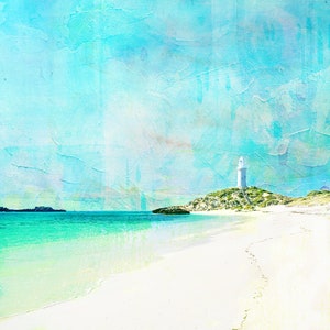 Isla Rottnest / Rotto / Cartel de viaje / Australia / Cartel australiano / Impresión de arte / Regalo de viaje / Decoración del hogar / Arte de pared / Hecho en Australia