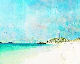 Rottnest Island | Rotto | Travel Poster | Australia | Australian Poster | Art Print | Travel Gift | Home Decor | Wall Art | Australian Made