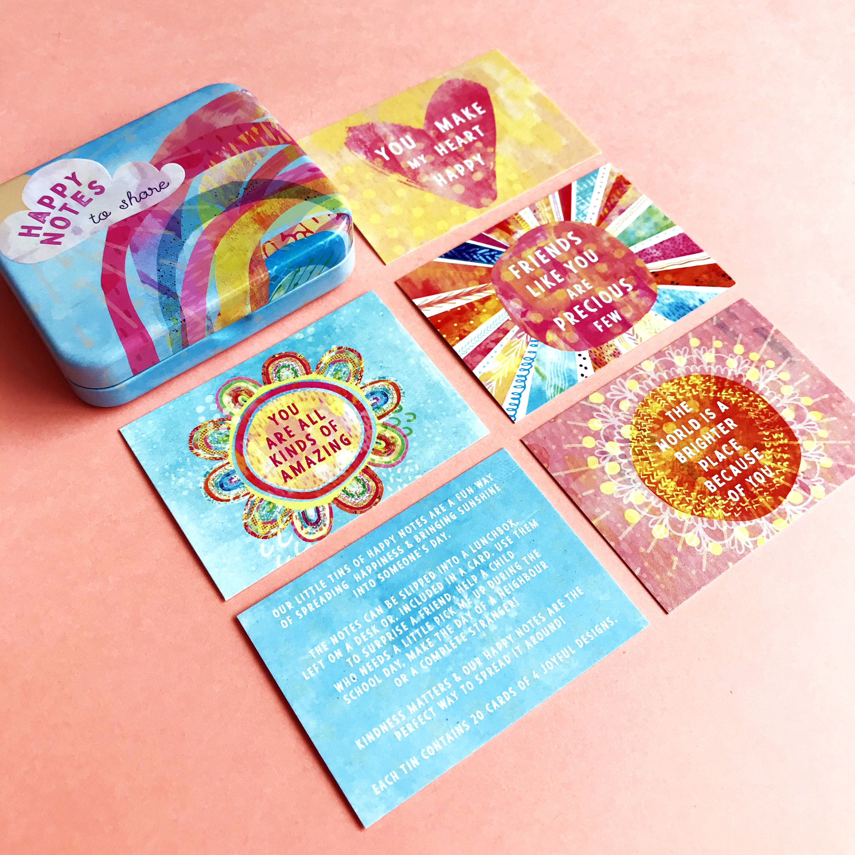 Happy Notes: Kindness Cards With Positive Affirmations - Etsy Australia