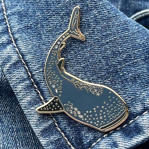 Whale Shark Pin | Enamel Pin | Hard Enamel Pin | Pin Brooch | Lapel Pin | Sea Life | Whale Shark | Ocean Gifts | Ocean Lover | Under The Sea