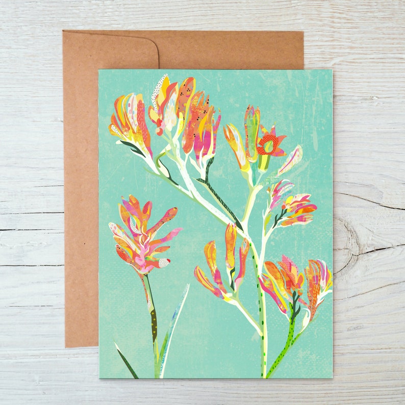 Native Flower A6 Notecard Set of 4