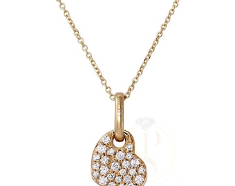 Collana con ciondolo a cuore, gioielli romantici, accessorio d'amore da donna, gioielli chic ed eleganti