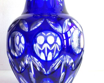 Antique Johann OERTEL Haida ART DECO Bohemian Crystal Glass