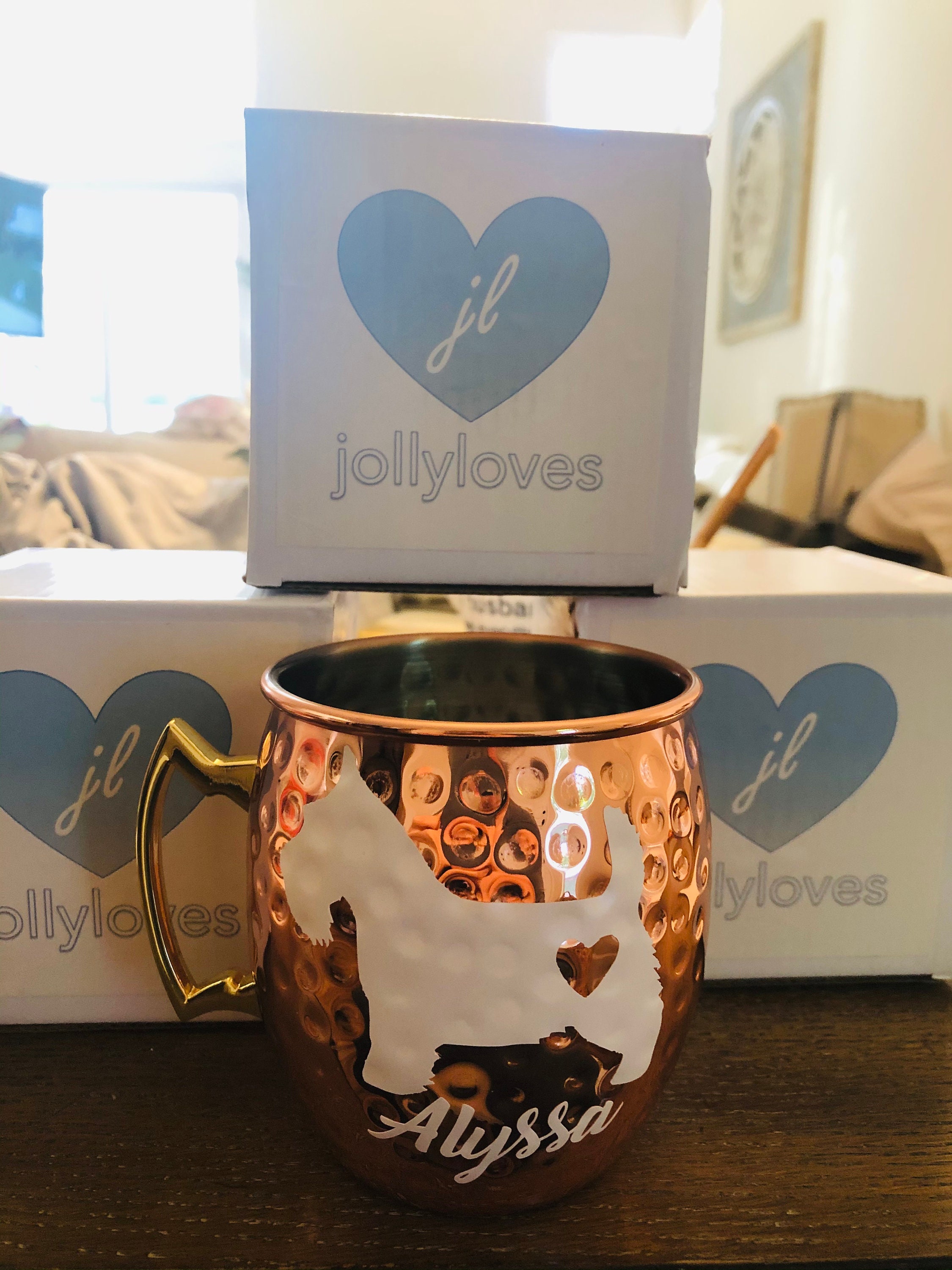 16oz Personalized Copper Mug for Moscow Mule and Other Drinks- Personalized  Gift for Bridesmaids - Bridesmaid Gifts Boutique