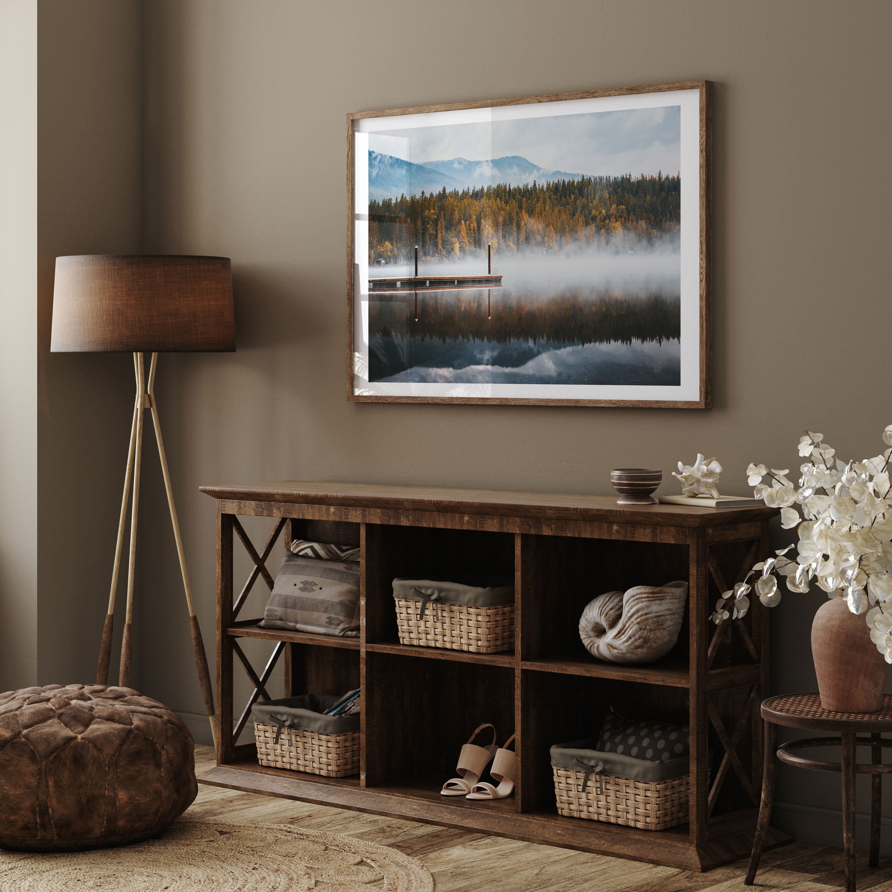 Glacier National Park Print Montana Landscape Wall Art Lake Etsy