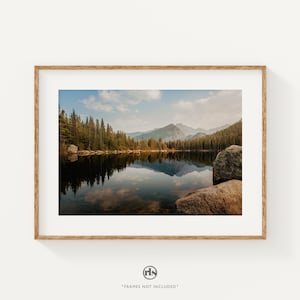 Colorado Mountain Print Wall Art, Rocky Mountain National Photo Print, Nature Decor, Colorado Photography Prints, Nature Decor for Office