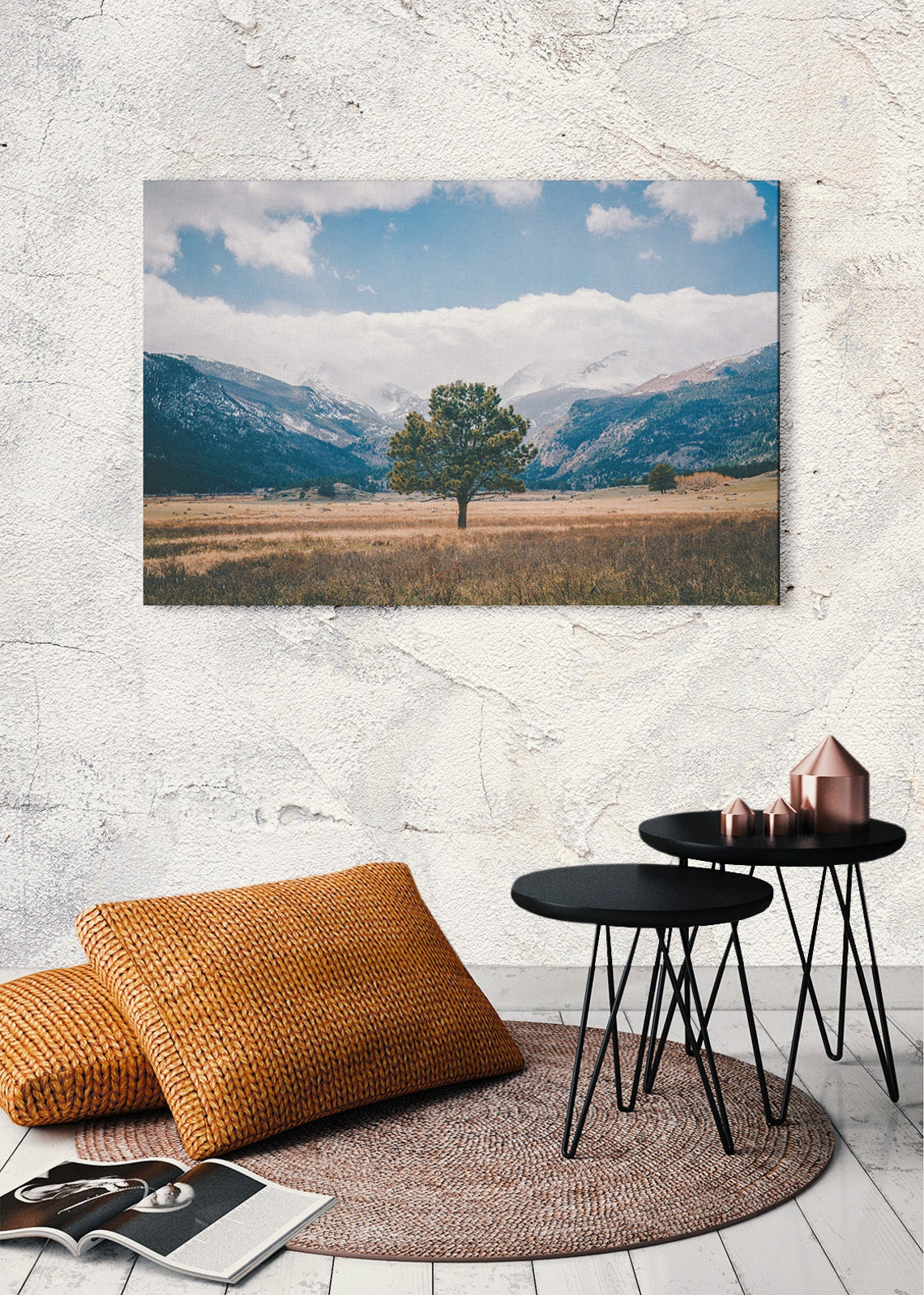 Rocky Mountain National Park Wall Art Canvas Tree Canvas Wall | Etsy
