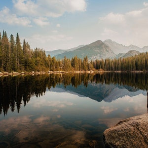 Set of 3 Rocky Mountain National Park Bear Lake Prints, Rustic Home Decor, Colorado Photography Prints, Bedroom Print Set, Landscape Art image 6