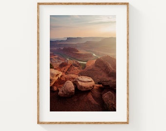Utah Desert Photography Print: Canyon Sunset Landscape Wall Art