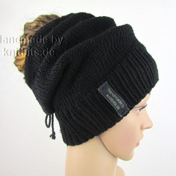 Beanie with opening