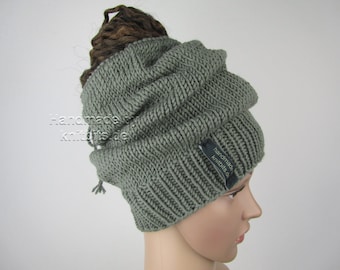 Beanie with opening