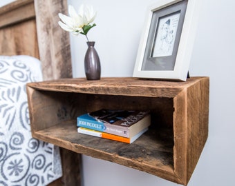 Floating Nightstand Etsy