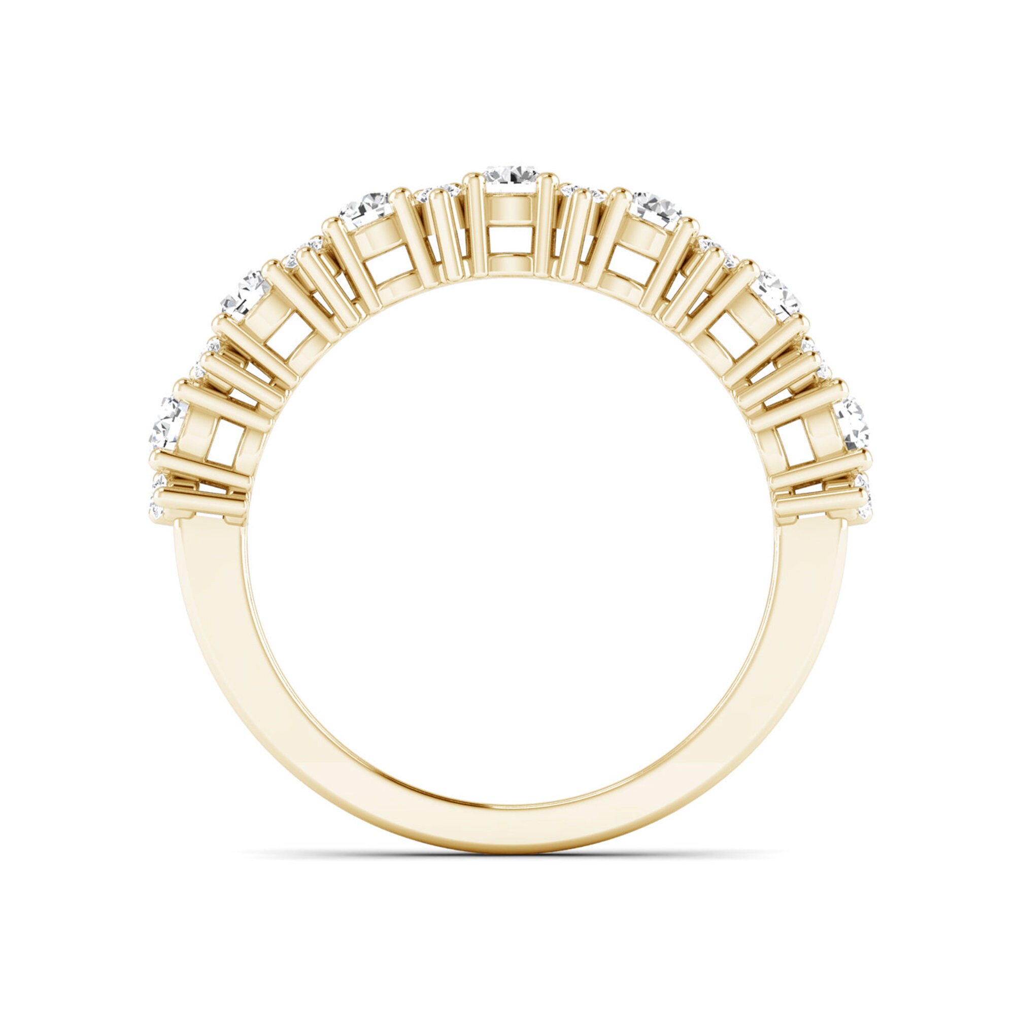 Halbe Ewigkeit Bands Runde weiße zirkonia Farben | Etsy