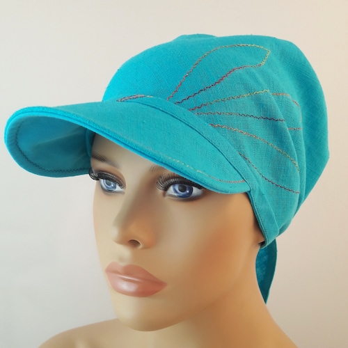 Foulard Chimio En Bambou Pour Femme - Bonnet Turban élégant Avec Fleurs - Confortable Et Ajustable