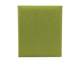 Poetry album / diary paisley apple green or white