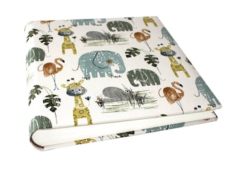 Album pour enfants Safari dans une couverture en tissu