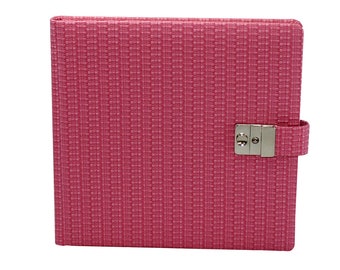 Diary with lock Marie in pink