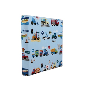 Photoalbum with vehicle prints