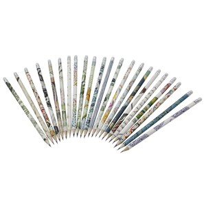 Designer pencils in a bundle of 5, unsorted