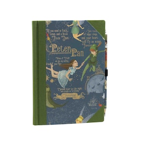 Notebook Peter Pan with bookbinding lines