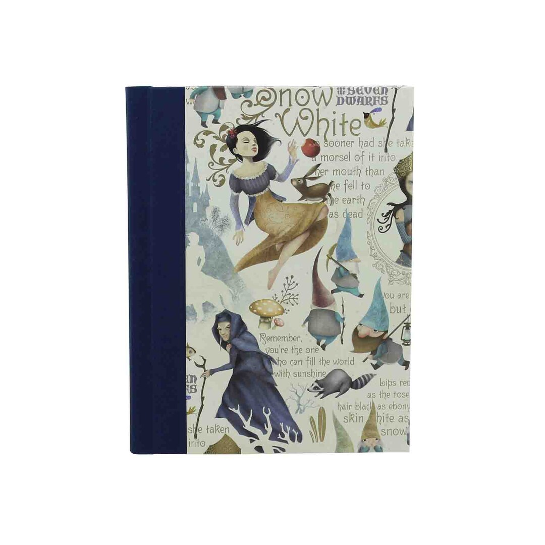 Snow White Notebook With Bookbinding Lines - Etsy