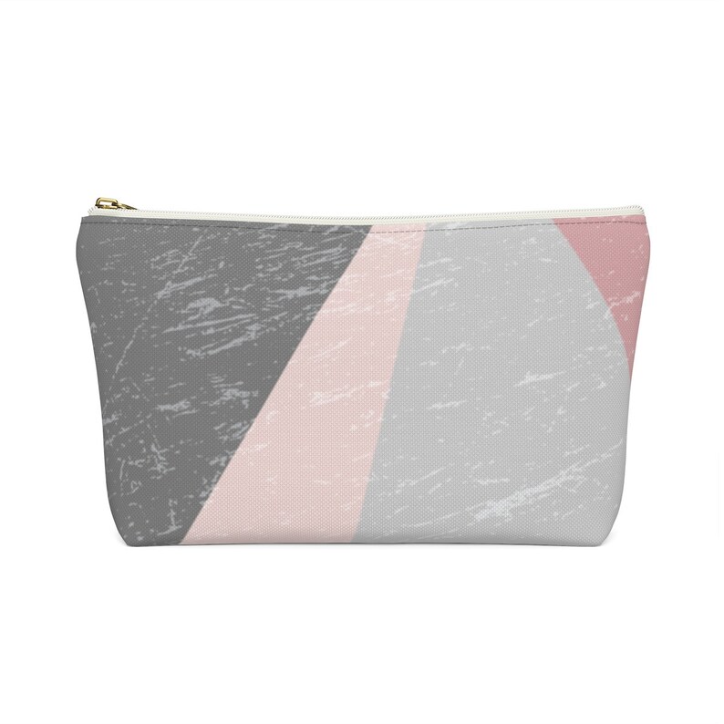 Personalized Monogrammed Accessory Pouch With T-Bottom For Makeup And More Perfect As A Personal Gift With Your Own Name And Design