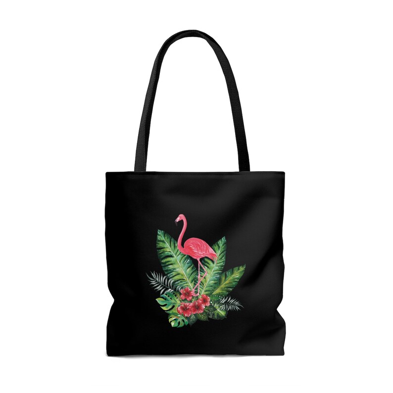 Choose Any Color And Add Any Name Or Text To Create Your Own Shoulder Bag Custom Name Bag Stylish Flamingo Custom Name Tote Bag