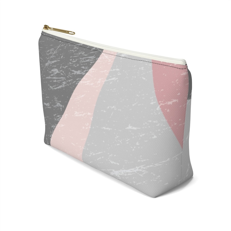 Personalized Monogrammed Accessory Pouch With T-Bottom For Makeup And More Perfect As A Personal Gift With Your Own Name And Design