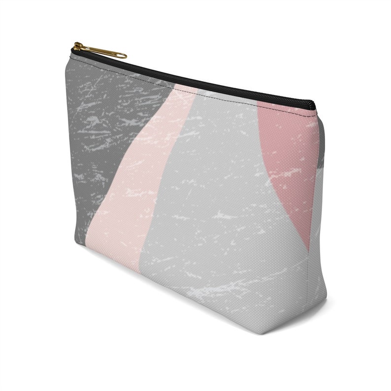 Personalized Monogrammed Accessory Pouch With T-Bottom For Makeup And More Perfect As A Personal Gift With Your Own Name And Design