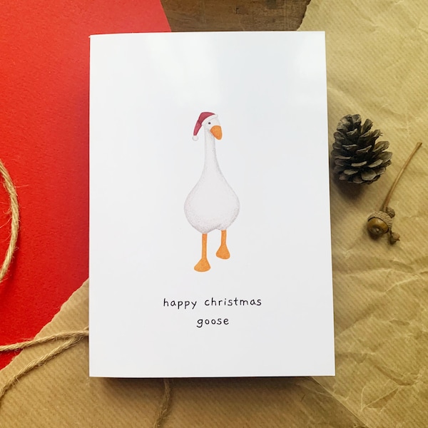 Christmas Goose - Etsy