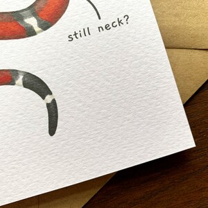 Funny Snake Anatomy of a Nope Rope Greetings Card, Funny Animal Anatomy Cards Blank Inside, Red Milk Snake Joke Card for Snake Owners image 4