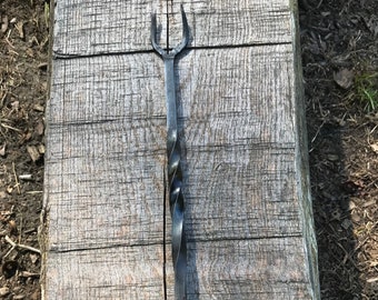 Hand forged BBQ fork