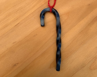 Candy cane ornament