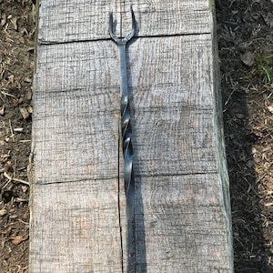 Hand forged BBQ fork