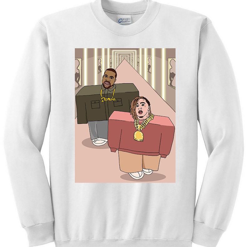 Kanye West X Lil Pump I Love It Long Sleeve Etsy